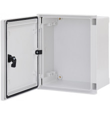 Шкаф полиэстеровый В300xШ250xГ140, IP66, 1 замок, EPC 30-25-14