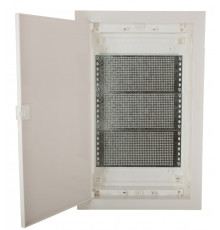 Щит металлопластиковый ECG42 MEDIA-PO (перф.панель, пластик.белая дверца)