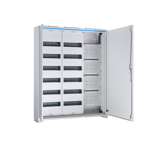 Щит для ММ-оборудования + 144 мод., наружный, 950x800x160мм Univers Hager FWB63K1