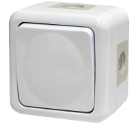 Выключатель 1-кл. PVE-1 (IP44, 10А, 250V, поликарбонат)