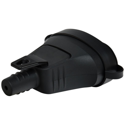 Розетка кабельная 2-я с заглушками ERS-2C (Schuko, IP44, каучук, черная) ETI 4481013