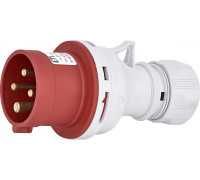 Вилка кабельная 16A, 400V, 3P+PE, IP44 EV-1643