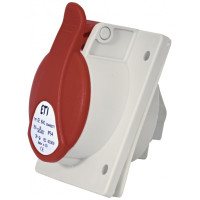 Розетка встроенная 16A, 400V, 3P+PE, IP54 EE-1643