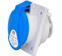 Розетка встроенная 32A, 230V, 2P+PE, IP54 EE-3232
