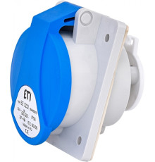 Розетка встроенная 32A, 230V, 2P+PE, IP54 EE-3232