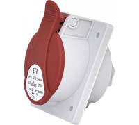 Розетка встроенная 32A, 400V, 3P+PE, IP54 EE-3243