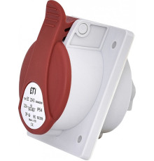 Розетка встроенная 32A, 400V, 3P+PE, IP54 EE-3243