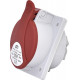 Розетка встроенная 32A, 400V, 3P+N+PE, IP54 EE-3253 ETI 4482081