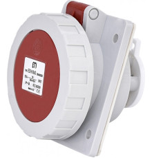 Розетка встроенная 16A, 400V, 3P+PE, IP67 EEH-1643