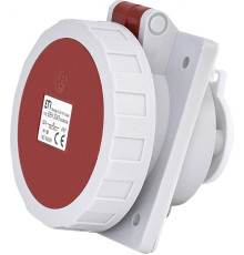 Розетка встроенная 32A, 400V, 3P+PE, IP67 EEH-3243