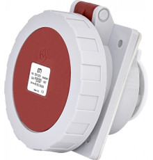 Розетка встроенная 32A, 400V, 3P+N+PE, IP67 EEH-3253