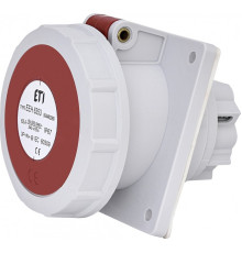 Розетка встроенная 63A, 400V, 3P+N+PE, IP67 EEH-6353