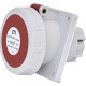 Розетка встроенная 63A, 400V, 3P+N+PE, IP67 EEH-6353 ETI 4482089