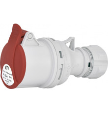 Розетка кабельная 16A, 400V, 3P+PE, IP44 ES-1643