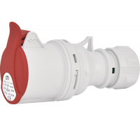 Розетка кабельная 32A, 400V, 3P+PE, IP44 ES-3243