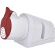 Настенная розетка 32A, 400V, 3P+PE, IP44 EZ-3243 ETI 4482038
