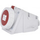Настенная розетка 16A, 400V, 3P+PE, IP67 EZH-1643 ETI 4482041