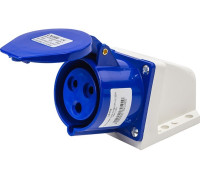 Силовая розетка 16А, 220В, 3 полюса, стационарная, e.socket.pro.3.16