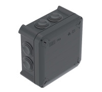 Коробка монтажная Т60 (114х114х57 мм), ІР66, черный, OBO Bettermann