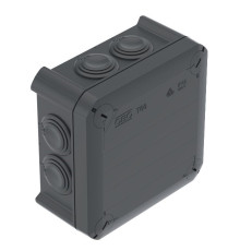 Коробка монтажная Т60 (114х114х57 мм), ІР66, черный, OBO Bettermann