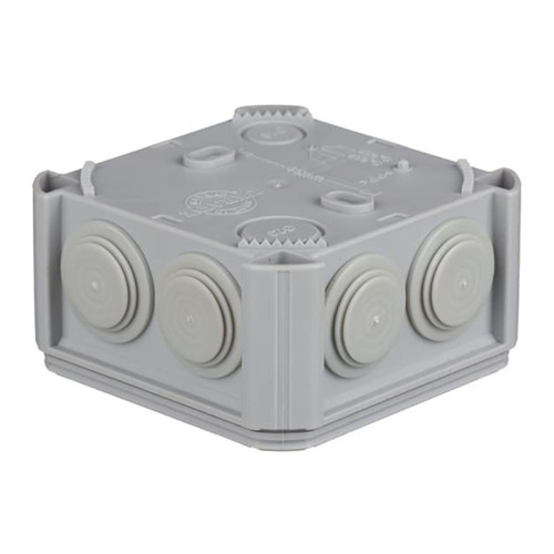 Распределительная коробка 90х90х52 мм, с сальниками, IP55, IB401 UNIKA PLANK PLK4010850