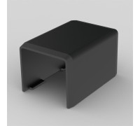 Соединитель LHD 20x20 черного цвета; Серия LHD; ПВХ