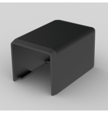 Соединитель LHD 20x20 черного цвета; Серия LHD; ПВХ