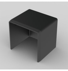 Заглушка LHD 40x40 черного цвета; Серия LHD; ПВХ