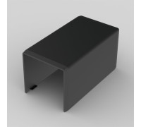 Соединитель LHD 40x40 черного цвета; Серия LHD; ПВХ