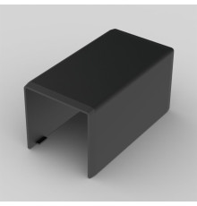 Соединитель LHD 40x40 черного цвета; Серия LHD; ПВХ