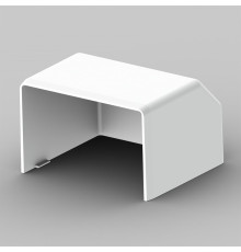 Заглушка LH 60x40 белого цвета; Серия LH; ПВХ