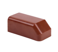 Заглушка для LV 18х13 (дуб); Серия LV; ПВХ