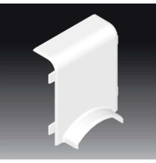 Переходник из LP 80x25 на LO 50 белого цвета; ПВХ