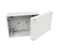 Коробка, IP 66, антивандальная крышка, мембранные входы; для наружного монтажа; размеры 177х126х90 мм