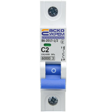 Автоматический выключатель 2А 1р, ВА-2017/С АСКО УКРЕМ