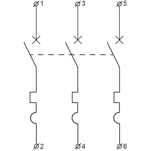 Автоматический выключатель 2А 3р, ВА-2017/B АСКО УКРЕМ A0010170059
