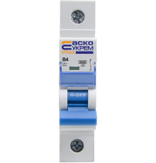 Модульный автоматический выключатель 4А 1р, B, 6kА, UTrust