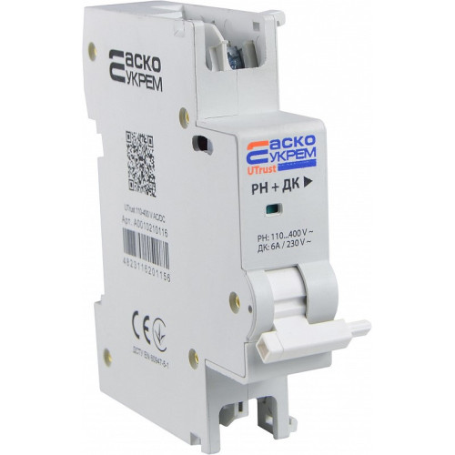 Независимый расцепитель с дополнительным контактом UTrust 110-400 V AC/DC A0010210116