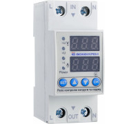 Реле контроля напряжения и тока RKV 2P 63А
