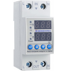 Реле контроля напряжения и тока RKV 2P 63А