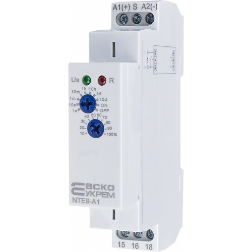 Реле задержки времени на включение NTE9-A1 AC/DC 12-240V A0010240001