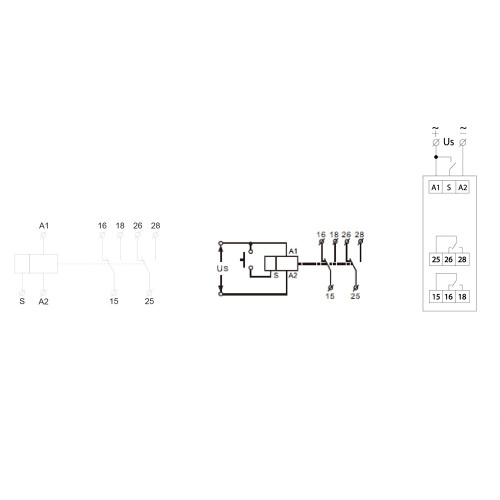 Реле задержки времени на включение NTE9-A2 AC/DC 12-240V A0010240002