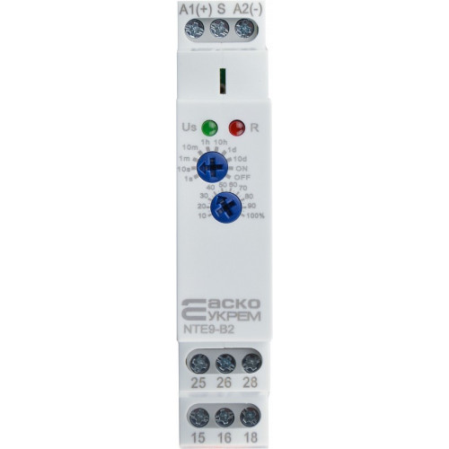 Реле задержки времени отключения NTE9-B2 AC/DC 12-240V A0010240004
