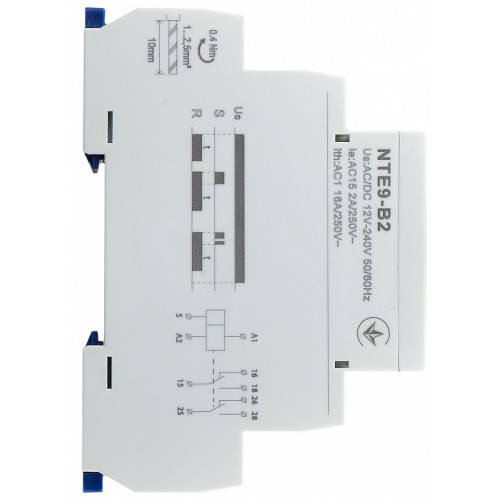 Реле задержки времени отключения NTE9-B2 AC/DC 12-240V A0010240004