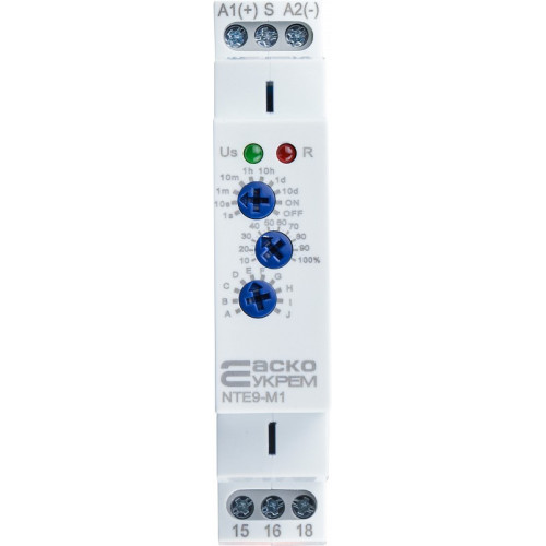 Реле времени многофункциональное NTE9-M1 AC/DC 12-240V A0010240005