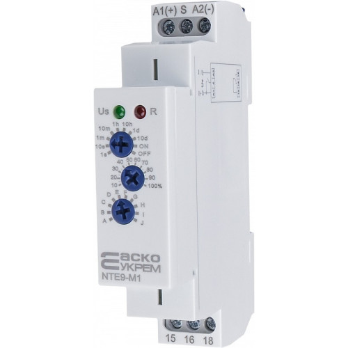 Реле времени многофункциональное NTE9-M1 AC/DC 12-240V A0010240005