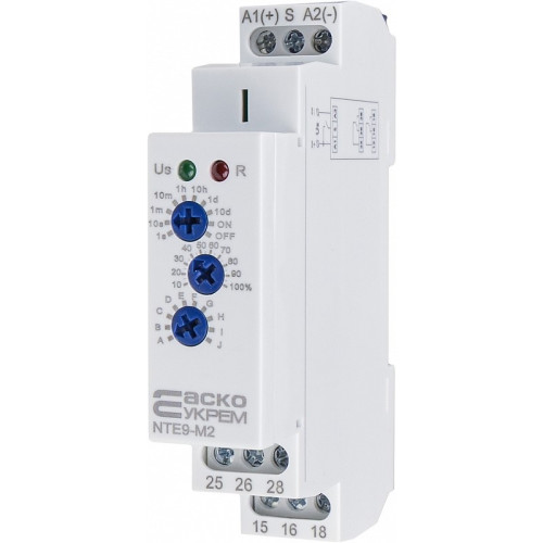 Реле времени многофункциональное NTE9-M2 AC/DC 12-240V A0010240006