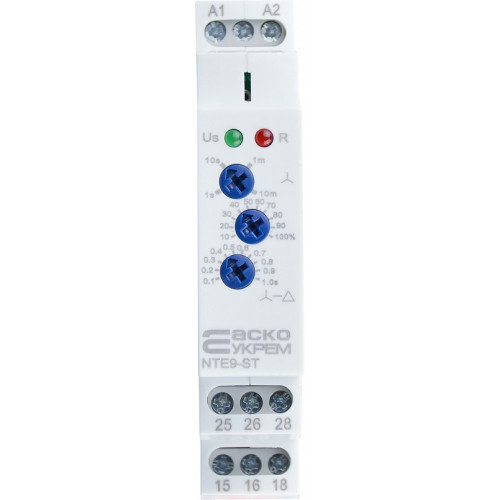Реле времени звезда/треугольник NTE9-ST AC/DC 12-240V A0010240010