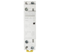 Модульный контактор 20A 1P 220V, 1NO, MK-N