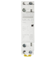 Модульный контактор 20A 1P 220V, 1NO, MK-N